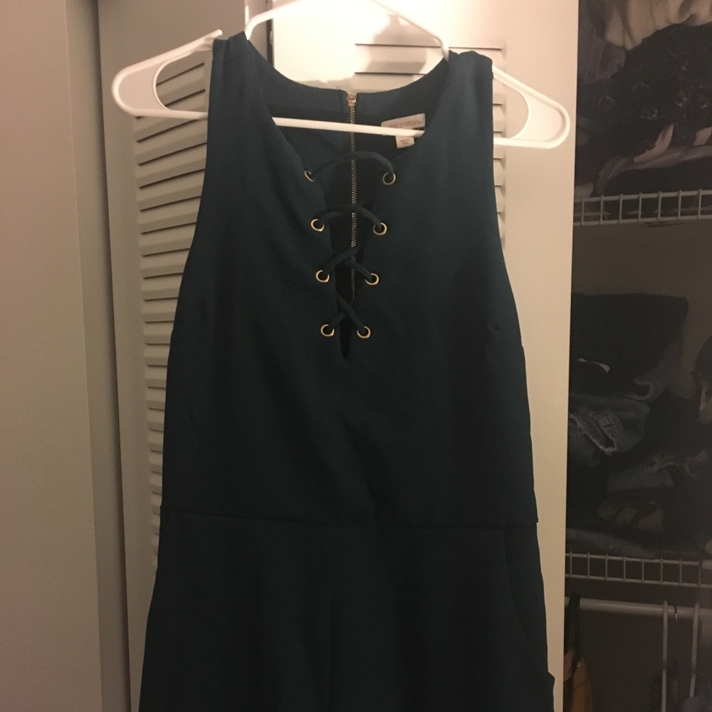 Emerald Target Romper
